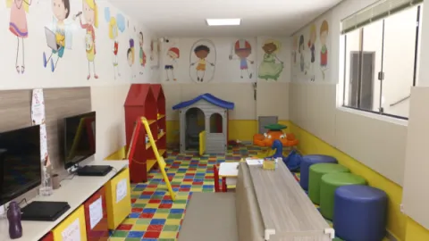 Foto demonstrativa de Espaço Kids do Boulevard Suite Hotel em Caldas Novas