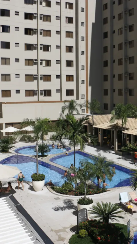 Foto demonstrativa de Hotel com Piscina Aquecida em Caldas Novas